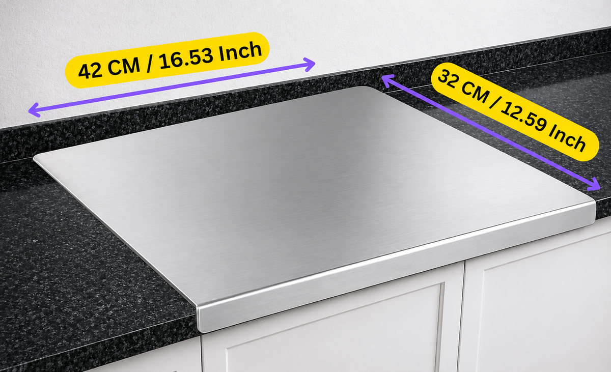 SteelChop™ Premium Stainless Steel Chopping Board